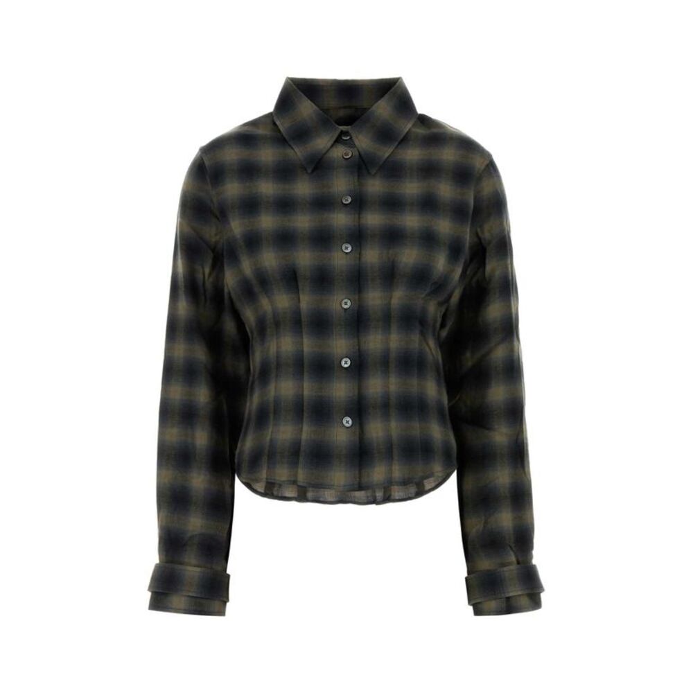 Our Legacy Women Embroidered Cotton Blend Shirt